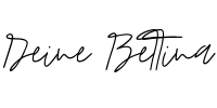 Deine Bettina Signatur